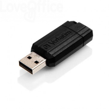 Chiavetta USB Store 'n' Go Pinstripe Verbatim - 32 GB - USB 2.0 flash drive - Nero - 49064