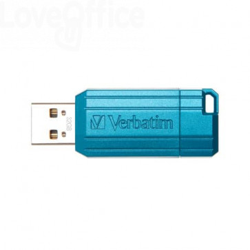 Chiavetta USB PINSTRIPE 2.0 Verbatim - 32 GB - Blu - 49057