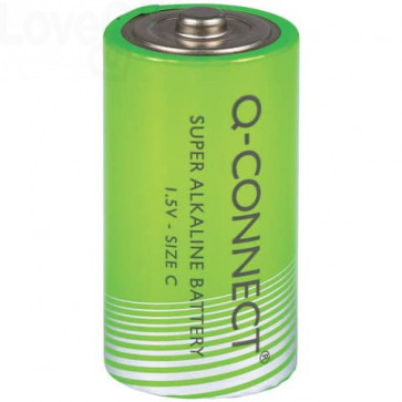 Batterie Pila Torcia alcaline Q-Connect C 1.5 V C 1,5 V - KF00490 (conf.2)