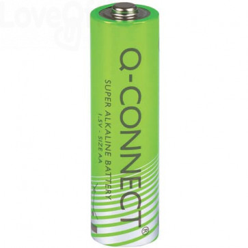 Batteria Pila Stilo alcalina Q-Connect AA/LR6 1.5 V AA/LR6 1,5 V - KF00489 (conf.4)