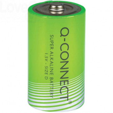 Batterie alcaline Q-Connect D 1.5 V D 1,5 V - KF00491 (conf.2)
