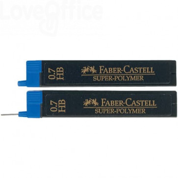 Mine SUPERPOLYMER Faber Castell - 0,7 mm - HB - 120700 (conf.12)