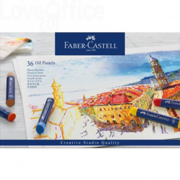 Oil Pastel Creative Studio Faber Castell - Assortito - 127036 (conf.36)