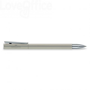 Penna roller Faber-Castell Neo Slim - M - tratto 0,6 mm - metallo satinato 342104