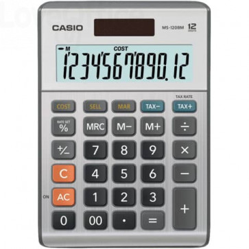 Calcolatrice da tavolo MS-120MS Casio - MS- MS-120BM