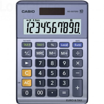 Calcolatrice da tavolo MS-100TER Casio - MS- MS- MS-100TERII