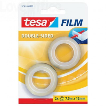 Nastro biadesivo Tesa tesafilm® 12mm x 7,5m in blister Trasparente 57911-00000-00