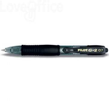 Penna a sfera a scatto Pixie Pilot - Nero - 0,7 mm - 001410