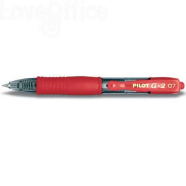Penna a sfera a scatto Pixie Pilot - Rosso - 0,7 mm - 001412