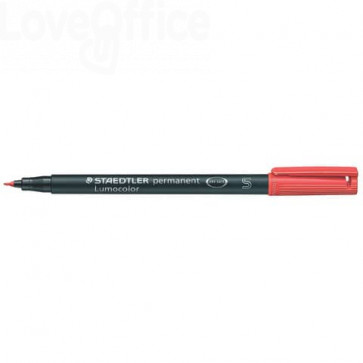 470 Staedtler Lumocolor Permanent - pennarello indelebile punta fine -  Rosso - superfine - 0,4 mm 1.38 - Cancelleria e Penne - LoveOffice®