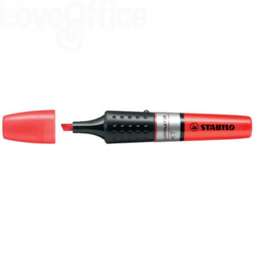 Evidenziatore Luminator Stabilo - Rosso - 2-5 mm - 71/40