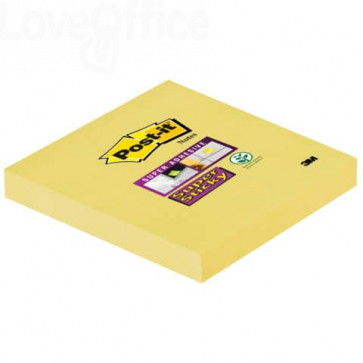 Foglietti riposizionabili Post-it® Super Sticky Canary™ - 76x76 mm - Giallo canary (conf.12)