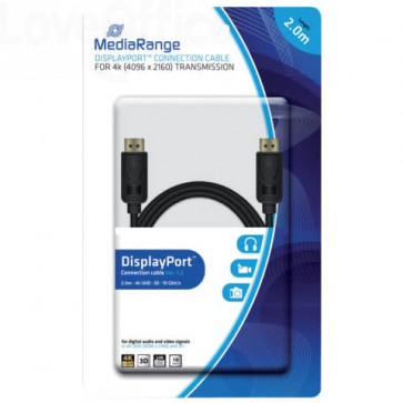 Cavo di collegamento Media Range DisplayPort contatti dorati 10 Gbit/s MRCS159