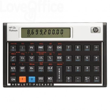 Calcolatrice finanziaria HP 12C Platinum - HP-12C PLAT/UUZ