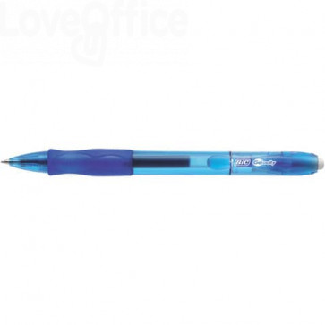 Penne a sfera a scatto Velocity Gel Bic - Blu - 0,7 mm (conf.12)