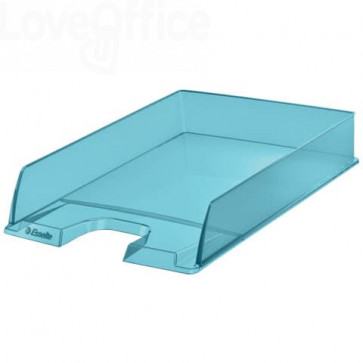 Vaschette portacorrispondenza Esselte Colour'Ice polistirolo A4 Blu Trasparente (conf.10)