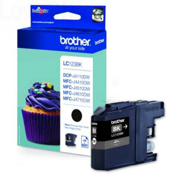 Cartuccia Ink-jet LC-123 Brother Nero LC-123BK