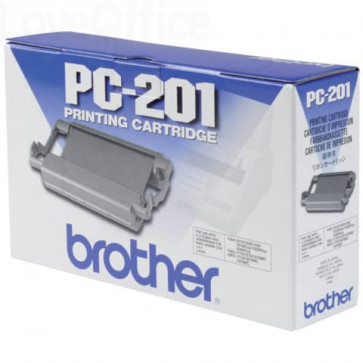 Nastro TTR Brother Originale PC-201 Nero