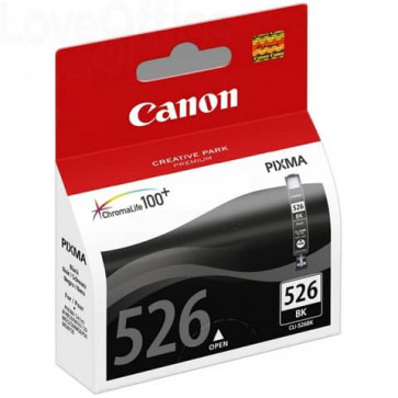 Cartuccia Originale Canon 4540B001 Chromalife 100+ CLI-526BK Nero