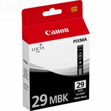 Cartuccia Originale Canon 4868B001 Chromalife 100 PGI-29 MBK Nero