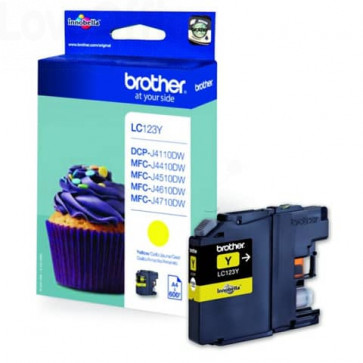 Cartuccia Ink-jet LC-123 Brother Giallo LC-123Y