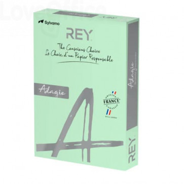 Cartoncini colorati A4 Verde INTERNATIONAL PAPER Rey Adagio 160 g/m² (risma da 250 fogli)