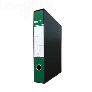 Registratori commerciali TOPToo con custodia Dorso 5 cm Verde 23x30 cm (conf.8)