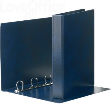 Raccoglitore in similpelle Prestige Esselte - Dorso 5 cm - 24.5x30 cm - Blu