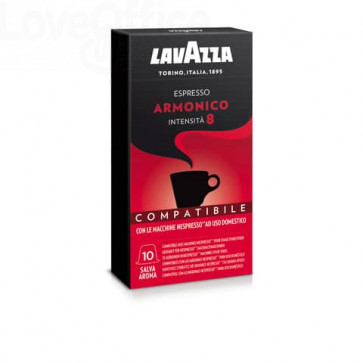 Cialde caffè compatibili Nespresso gusto armonico - 8102 (conf.10 cialde)