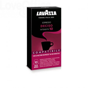 Cialde caffè compatibili Nespresso gusto deciso - 8103 (conf.10 cialde)