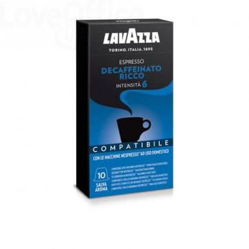 Cialde caffè compatibili Nespresso decaffeinato ricco - 8109 (conf.10 cialde)