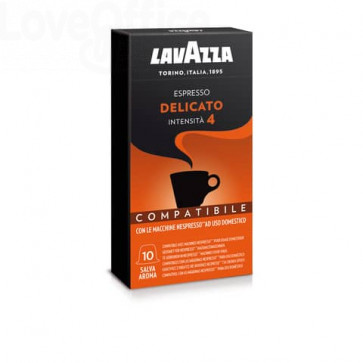 Cialde caffè compatibili Nespresso gusto delicato - 8131 (conf.10 cialde)