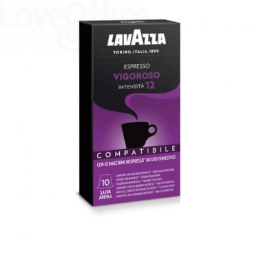 Cialde caffè compatibili Nespresso gusto vigoroso - 8133 (conf.10 cialde)