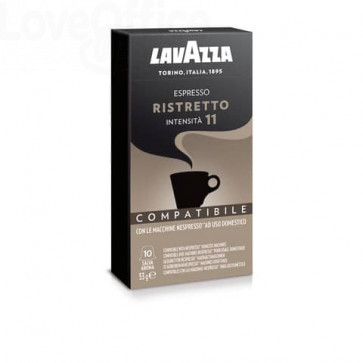 Cialde caffè compatibili Nespresso ristretto - 8153 (conf.10 cialde)