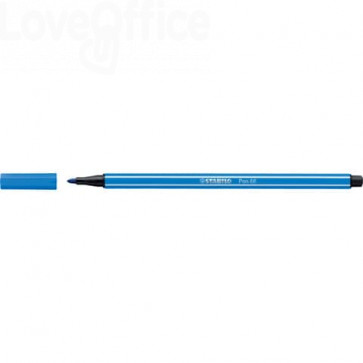 Pennarellini Stabilo Pen 68 1 mm - Blu scuro - 68/41 (conf.10)