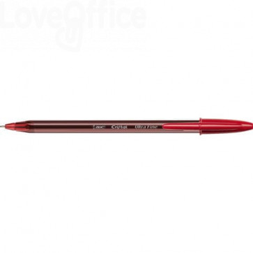 Penne a sfera con cappuccio BIC Cristal® Exact 0,7 mm Rosso (conf.20)