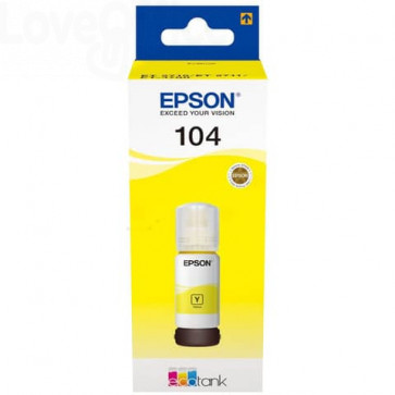 Inchiostro in bottiglia Epson 104 EcoTank Giallo EPSON C13T00P440  