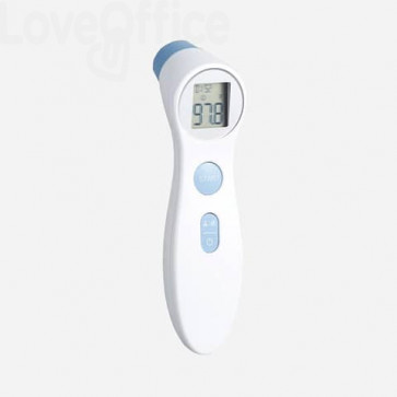 Termometro professionale ad infrarossi distanza di misura 2-3 cm - Certificazione CE - Bianco 