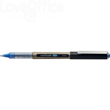 Penna Roller inchiostro liquido Uni-Ball Eye Broad - punta media 1 mm Blu