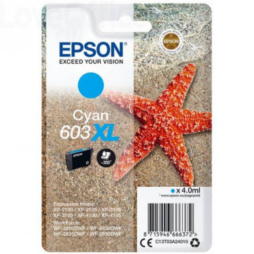Cartuccia Epson Ciano 603 - XL - C13T03A24010