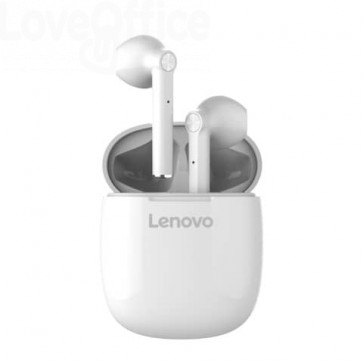 Auricolare Bluetooth resistente all'acqua - 5.0 Lenovo Ipx5 - Bianco 
