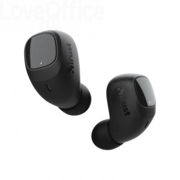 Cuffie Bluetooth 5.0 Trust In-Ear Nika Compact - microfono Integrato Nero