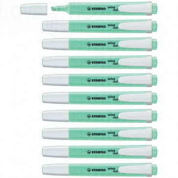Evidenziatori Stabilo Swing® Cool Pastel 1-4 mm - Verde menta (conf.10)