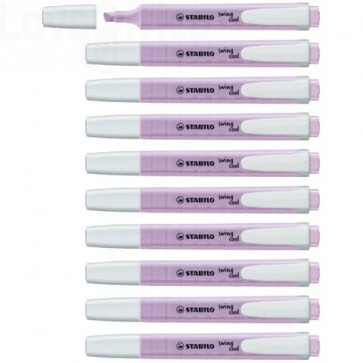 Evidenziatori Stabilo Swing® Cool Pastel 1-4 mm - glicine (conf.10)