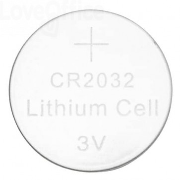 Batterie al litio a bottone 3V Q-Connect CR2032 - KF15036 (conf.4)
