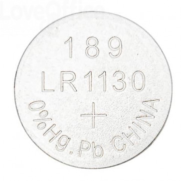 Batterie alcaline a bottone 1.5 V Q-Connect LR54 - KF14556 (conf.10)