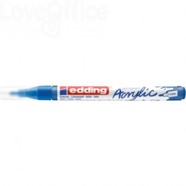 Pennarello acrilico Edding 5300 - punta tonda 1-2 mm Tratto fine - Blu genziana - 4-5300903