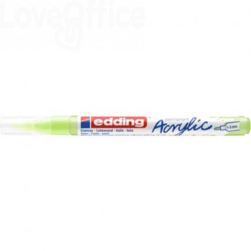 Pennarello acrilico Edding 5300 - punta tonda 1-2 mm Tratto fine - Verde pastello - 4-5300917