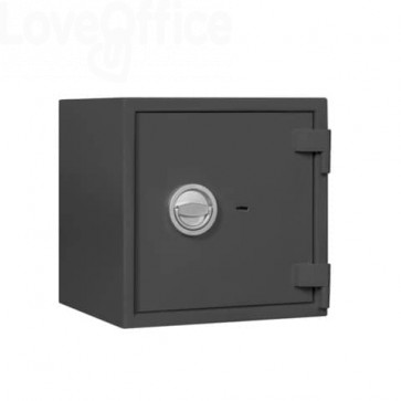 Cassaforte di sicurezza Format m - 46 litri - 40,5x40,5x38,5 cm - 28 kg - Grigio serratura a chiave doppia mappa - m 2