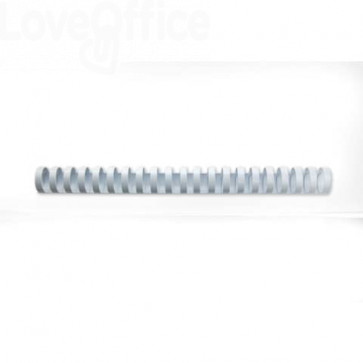 Dorsi plastici CombBind a 21 anelli - 22 mm A4 - fino a 195 fogli - GBC Bianco - 4028612 (conf.100)